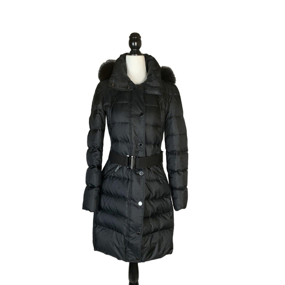 Burberry Abbeydale Puffer Coat with Fox Fur Trimmed Hood - Picture 7 of 16